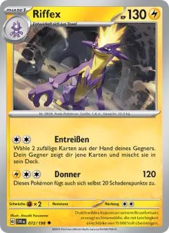 Pokémon-Karte Riffex 072/198