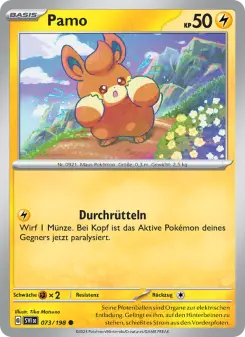 Pokémon-Karte Pamo 073/198