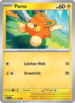 Pokémon-Karte Pamo 074/198