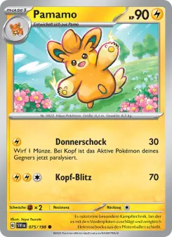 Pokémon-Karte Pamamo 075/198