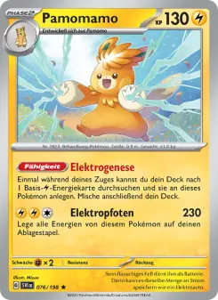 Pokémon-Karte Pamomamo 076/198