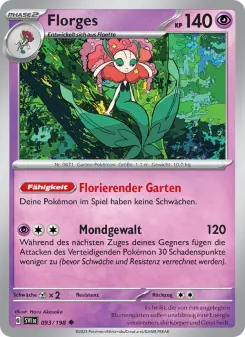 Pokémon-Karte Florges 093/198