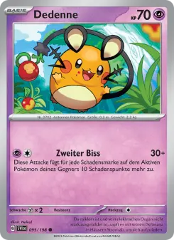 Pokémon-Karte Dedenne 095/198