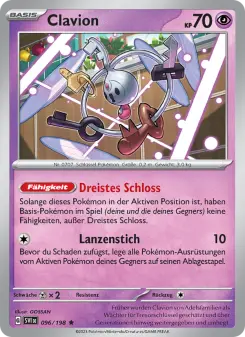 Pokémon-Karte Clavion 096/198