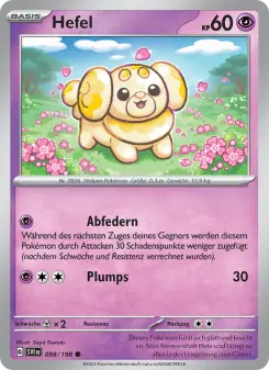 Pokémon-Karte Hefel 098/198