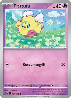 Pokémon-Karte Flattutu 101/198