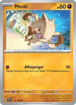 Pokémon-Karte Menki 107/198