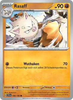 Pokémon-Karte Rasaff 108/198