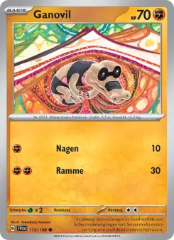 Pokémon-Karte Ganovil 115/198