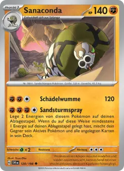Pokémon-Karte Sanaconda 120/198
