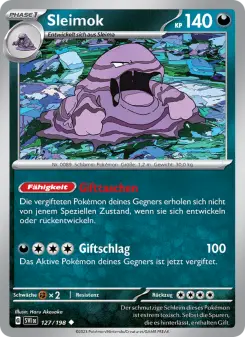 Pokémon-Karte Sleimok 127/198