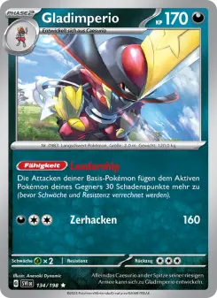 Pokémon-Karte Gladimperio 134/198