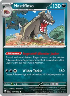 Pokémon-Karte Mastifioso 137/198