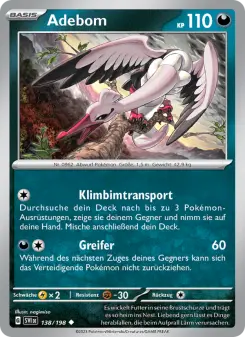 Pokémon-Karte Adebom 138/198