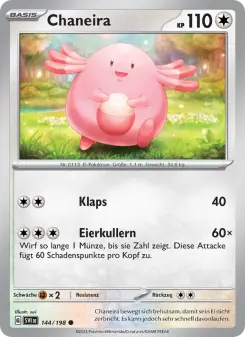 Pokémon-Karte Chaneira 144/198
