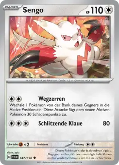 Pokémon-Karte Sengo 147/198
