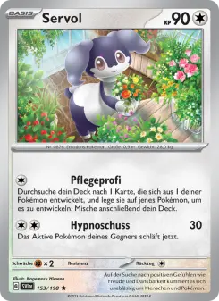 Pokémon-Karte Servol 153/198