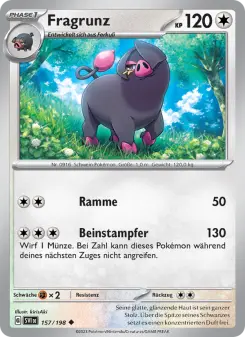 Pokémon-Karte Fragrunz 157/198