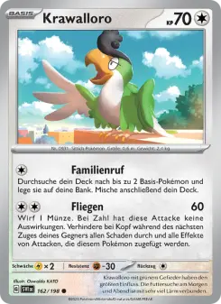 Pokémon-Karte Krawalloro 162/198