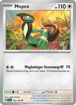 Pokémon-Karte Mopex 163/198