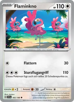 Pokémon-Karte Flaminkno 165/198