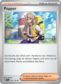 Pokémon-Karte Pepper 166/198