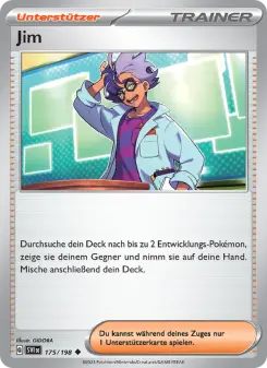Pokémon-Karte Jim 175/198