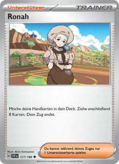 Pokémon-Karte Ronah 177/198