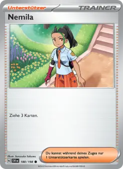 Pokémon-Karte Nemila 180/198