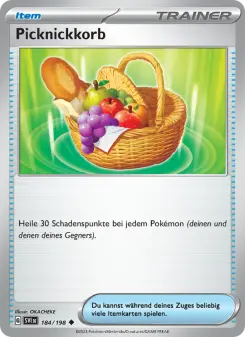 Pokémon-Karte Picknickkorb 184/198