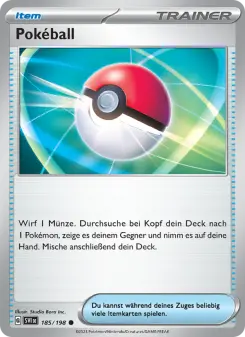 Pokémon-Karte Pokéball 185/198
