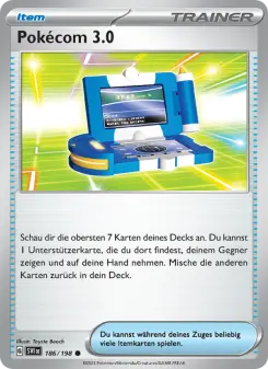 Pokémon-Karte Pokécom 3.0 186/198