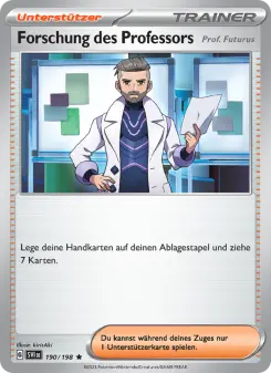Pokémon-Karte Forschung des Professors 190/198