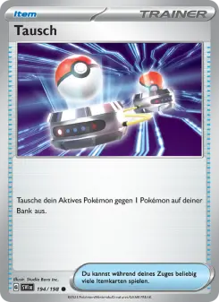 Pokémon-Karte Tausch 194/198