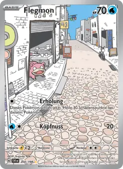 Pokémon-Karte Flegmon 204/198