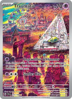 Pokémon-Karte Traumato 210/198