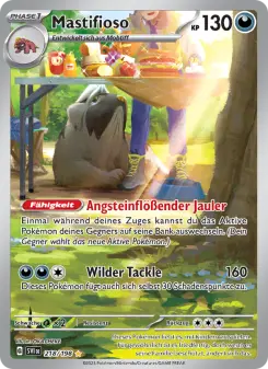 Pokémon-Karte Mastifioso 218/198