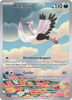 Pokémon-Karte Adebom 219/198