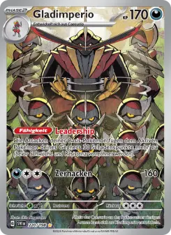 Pokémon-Karte Gladimperio 220/198