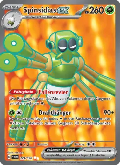 Pokémon-Karte Spinsidias-ex 223/198