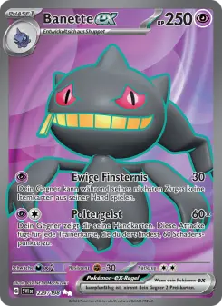 Pokémon-Karte Banette-ex 229/198
