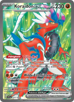 Pokémon-Karte Koraidon-ex 231/198
