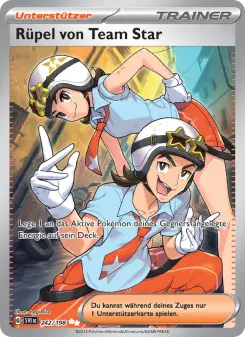 Pokémon-Karte Rüpel von Team Star 242/198