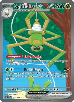 Pokémon-Karte Spinsidias-ex 243/198
