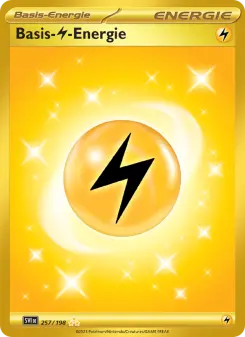 Pokémon-Karte Basis-Lightning-Energie 257/198