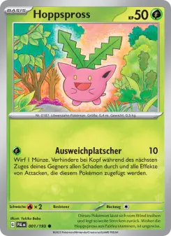 Pokémon-Karte Hoppspross 001/193