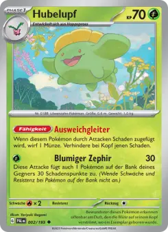 Pokémon-Karte Hubelupf 002/193