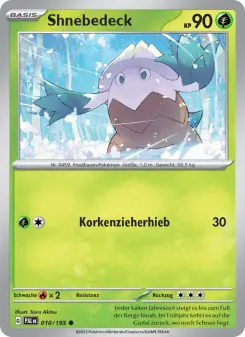 Pokémon-Karte Shnebedeck 010/193