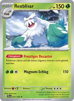 Pokémon-Karte Rexblisar 011/193