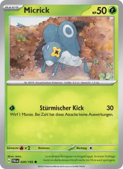Pokémon-Karte Micrick 020/193